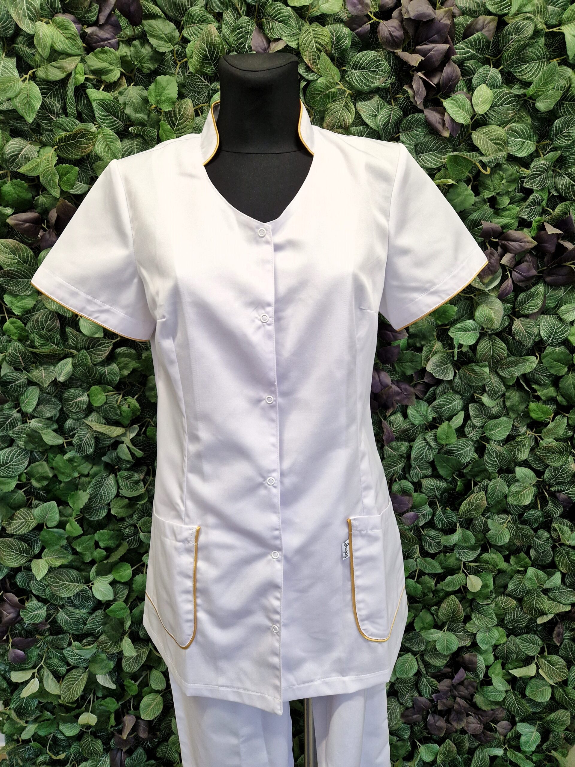 ANGOG FARTUCH FK-02 napy biały czarny zielony, czerwony - obrazek 8