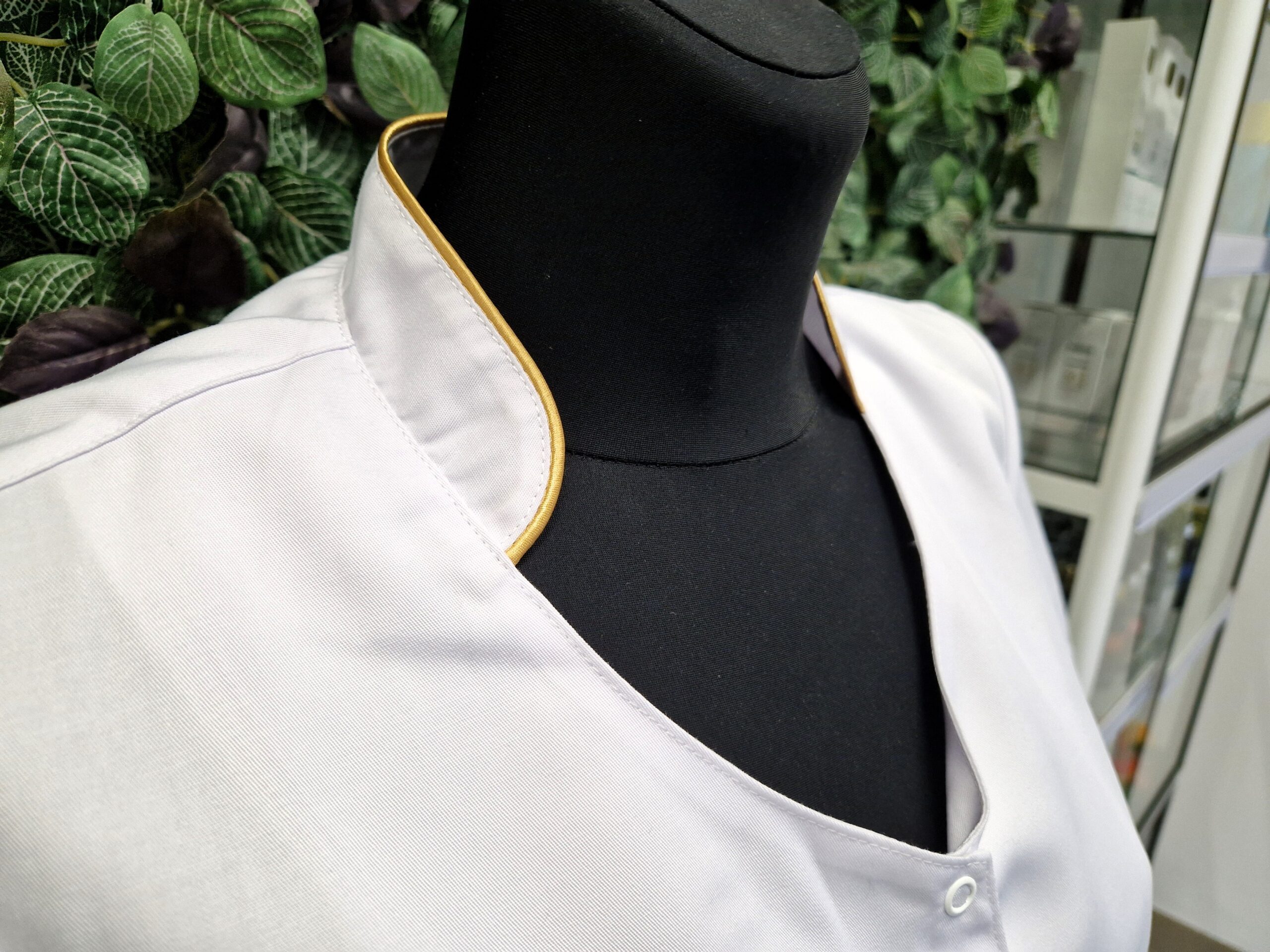 ANGOG FARTUCH FK-02 napy biały czarny zielony, czerwony - obrazek 9