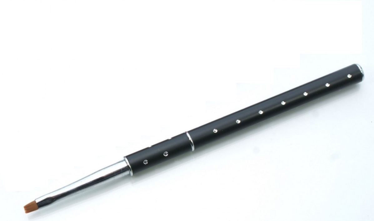 MM PĘDZELEK DO ŻELU ZAMYKANY #6 cyrkonie prosty