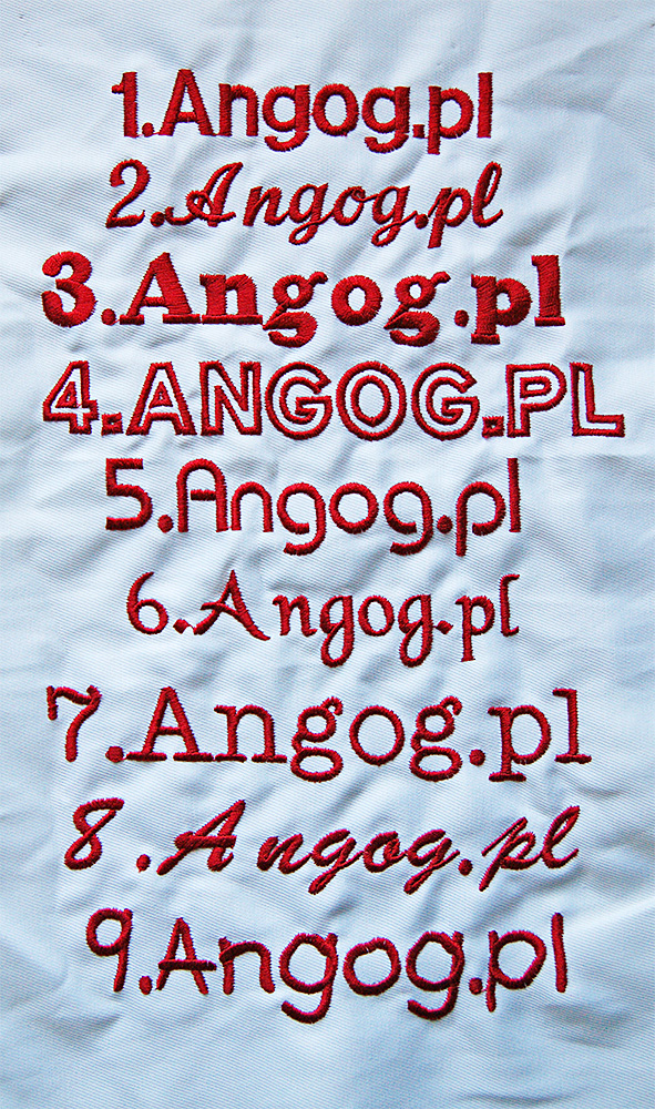 ANGOG FARTUCH FK-02 napy biały czarny zielony, czerwony - obrazek 4