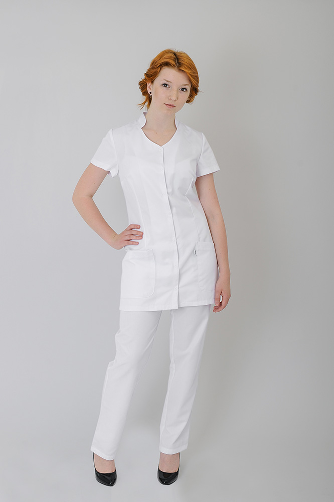 ANGOG FARTUCH FK-02 napy biały czarny zielony, czerwony - obrazek 5