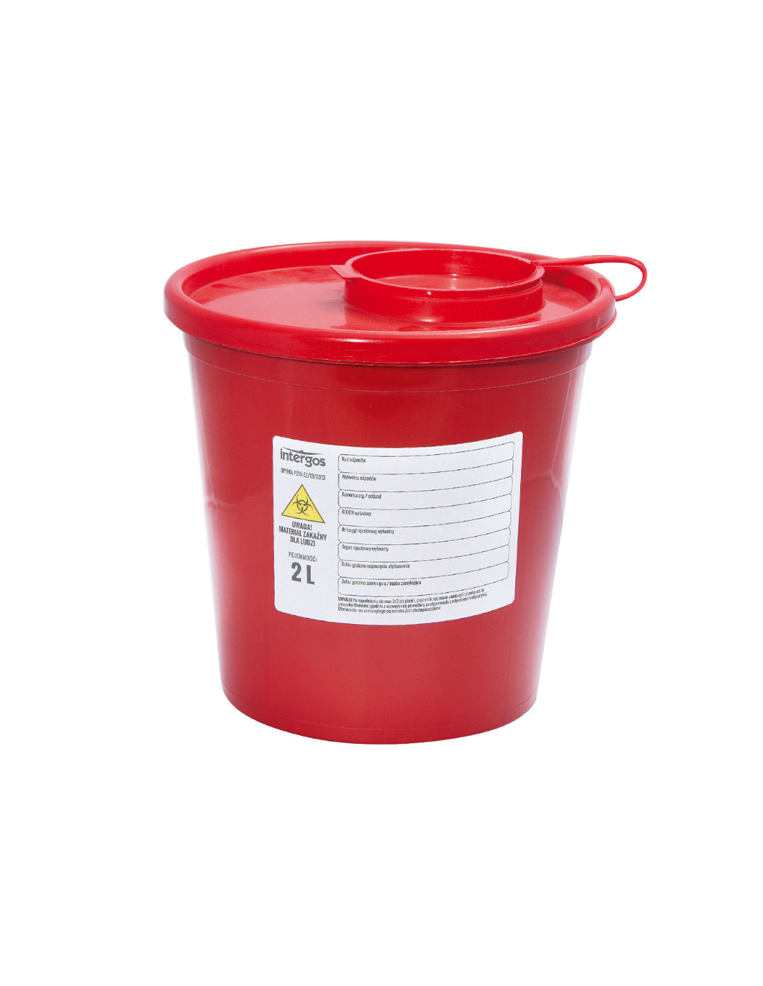 POJEMNIK NA ODPADY IGŁY 1L