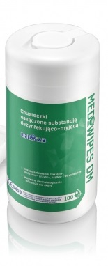 MEDIWIPES CHUSTECZKI TUBA 100szt bezalkoholowe