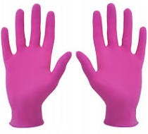 MERCATOR NITRYLEX MAGENTA RĘKAWICZKI 100szt XS nitrylowe różowe
