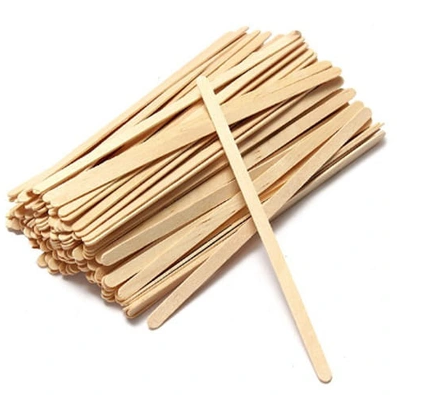 EKO SZPATUŁKI DREWNIANE DO TWARZY DŁUGIE 14cm x 0,5cm 100szt