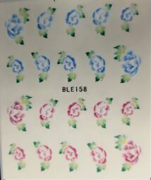 Naklejki – wodne, kolorowe kwiaty