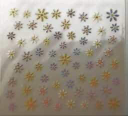 Naklejki – kolorowe, romantyczne, ślubne kwiatki