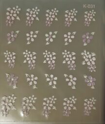 Naklejki – kolorowe, romantyczne, ślubne kwiatki