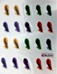 Naklejki – wodne pióra i piórka