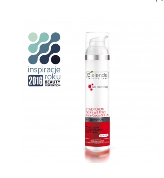 POST TREATMENT CARE COVER CREAM TONUJĄCO-ŁAGODZĄCY KREM DO TWARZY SPF 25 100 ml - obrazek 3