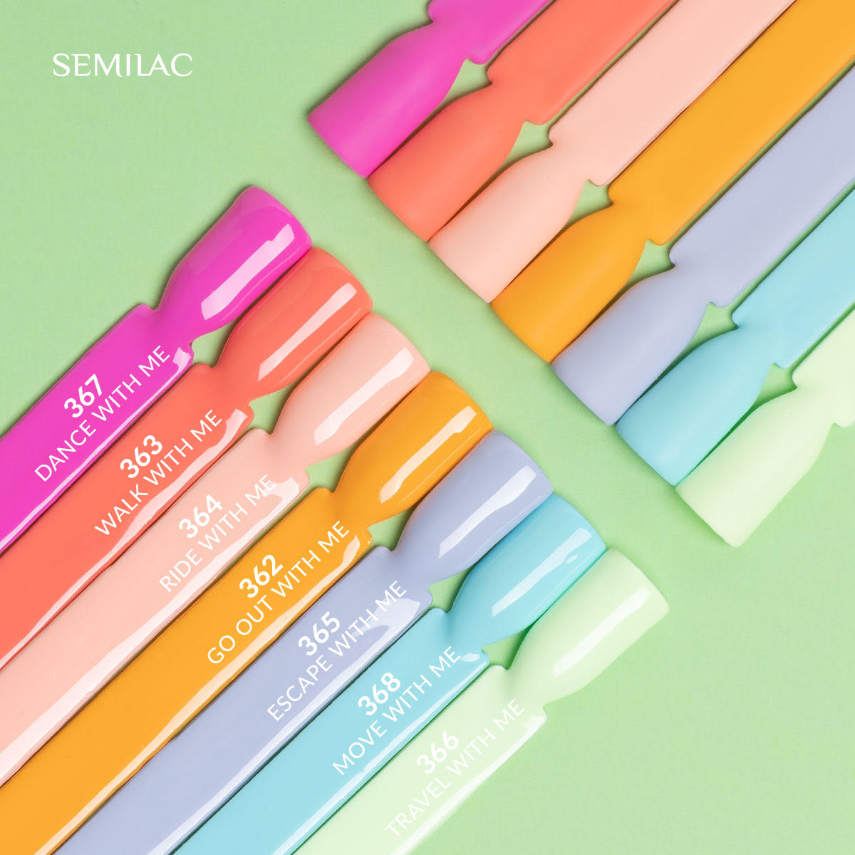 SEMILAC LAKIER HYBRYDOWY 7ml 364 RIDE WITH ME CLOSER AGAIN - obrazek 4