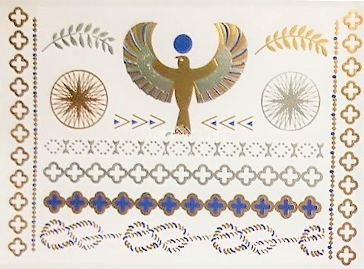 Blink METALLIC TEMPORART TATTOOS- TATUAŻ METALICZNY WODOODPORNY zmywalny ys30