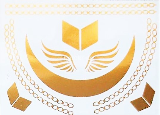 Blink METALLIC TEMPORART TATTOOS- TATUAŻ METALICZNY WODOODPORNY zmywalny ys26