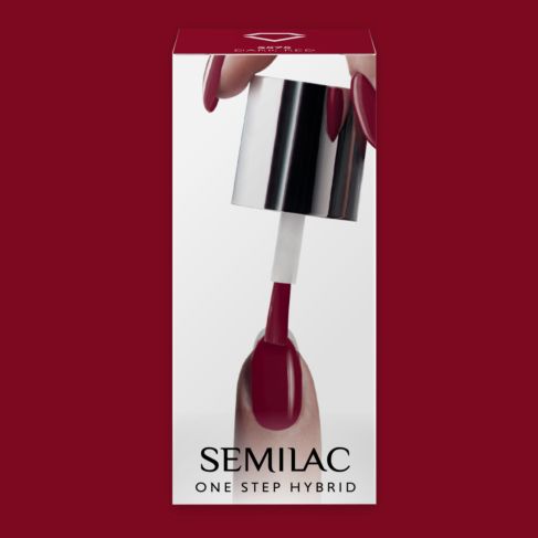 SEMILAC ONE STEP HYBRID S575 5ml DARK RED 3w1