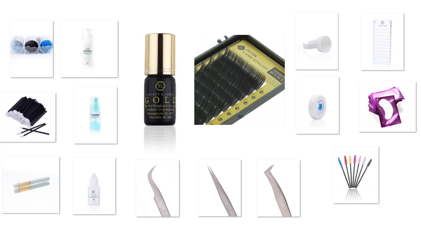 Zestaw do metody 1:1, 2d, 3d, Volume przedłużanie rzęs