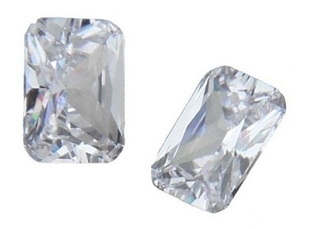 BIŻUTERIA NA PAZNOKCIE SWAROVSKI PROSTOKĄT CRYSTAL