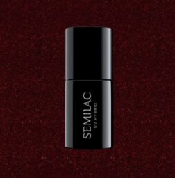 SEMILAC LAKIER HYBRYDOWY 7ml 393 SPARKLING BLACK CHERRY FLASH