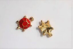 BIŻUTERIA NA PAZNOKCIE ŻÓŁWIK – CZERWONY