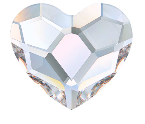 BIŻUTERIA NA PAZNOKCIE SWAROVSKI SERCE AB mieniące się - obrazek 2