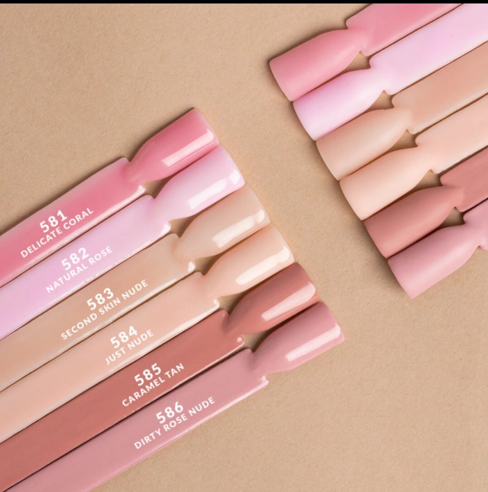 SEMILAC LAKIER HYBRYDOWY 7ml 585 CARAMEL TAN Naked nails - obrazek 5