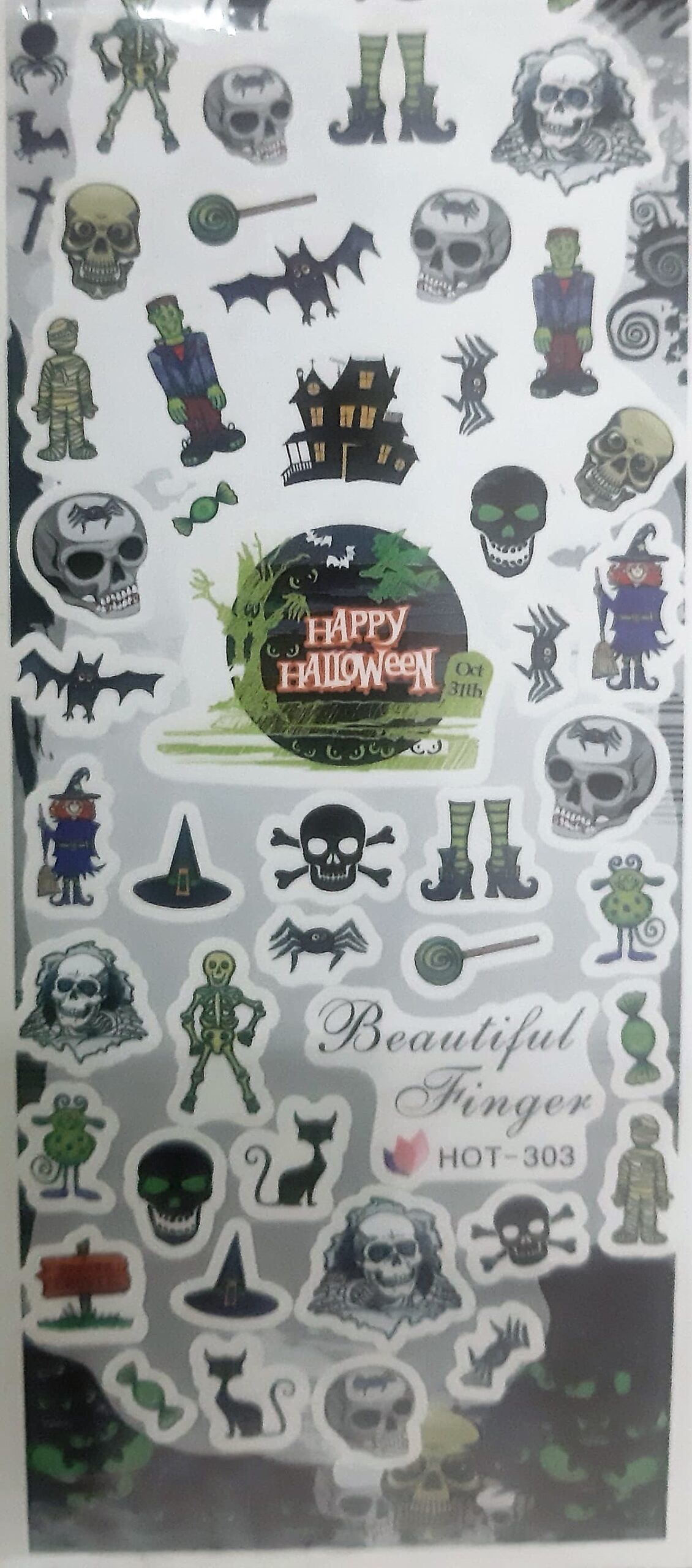 Naklejki - wodne, kolorowe, koronka, abstrakcyjne czarna