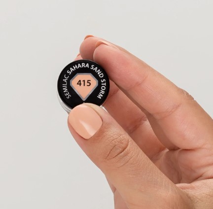 SEMILAC LAKIER HYBRYDOWY 7ml 415 Into Her Tenderness - obrazek 3