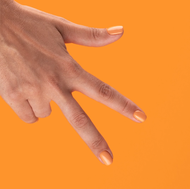 SEMILAC LAKIER HYBRYDOWY 7ml 416 GOLDEN HOUR ORANGE Into Her Nature! - obrazek 4