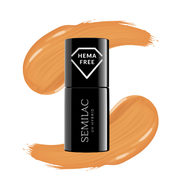 SEMILAC LAKIER HYBRYDOWY 7ml 416 GOLDEN HOUR ORANGE Into Her Nature!