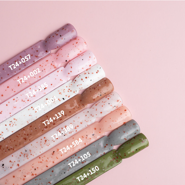 SEMILAC LAKIER HYBRYDOWY TOP NO WIPE 7ml T24 TERAZZO LASTRYKO - obrazek 2