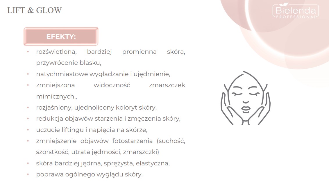 BIELENDA LIFT&GLOW KREM ROZJAŚNIAJĄCY 100ml MASAŻ KOBIDO wygładzający i rozjaśniający - obrazek 6