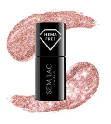 SEMILAC LAKIER HYBRYDOWY 7ml 458 SPARKLING ROSE FLASH