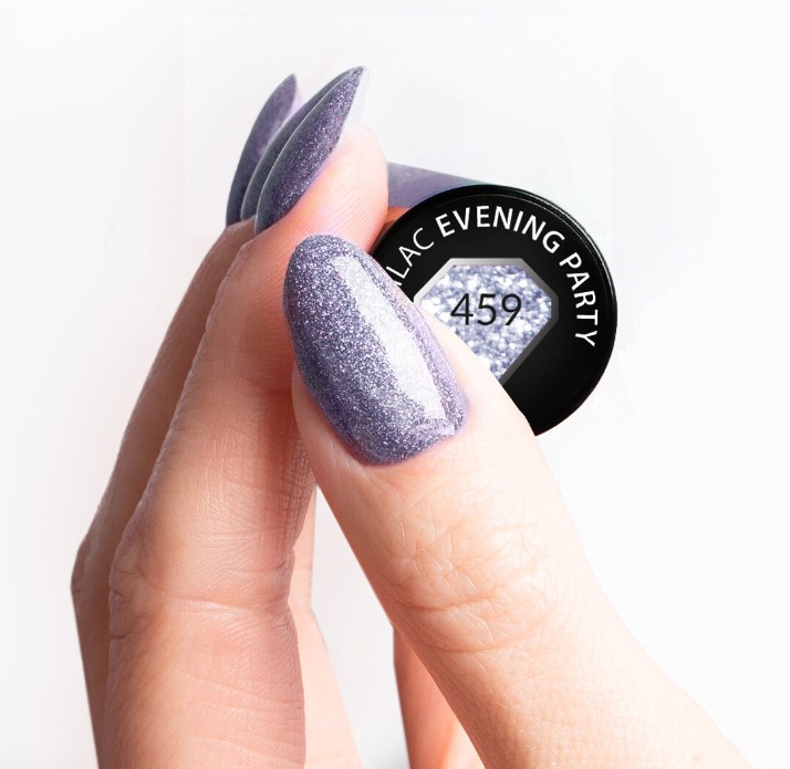 SEMILAC LAKIER HYBRYDOWY 7ml 459 EVENING PARTY FLASH - obrazek 3