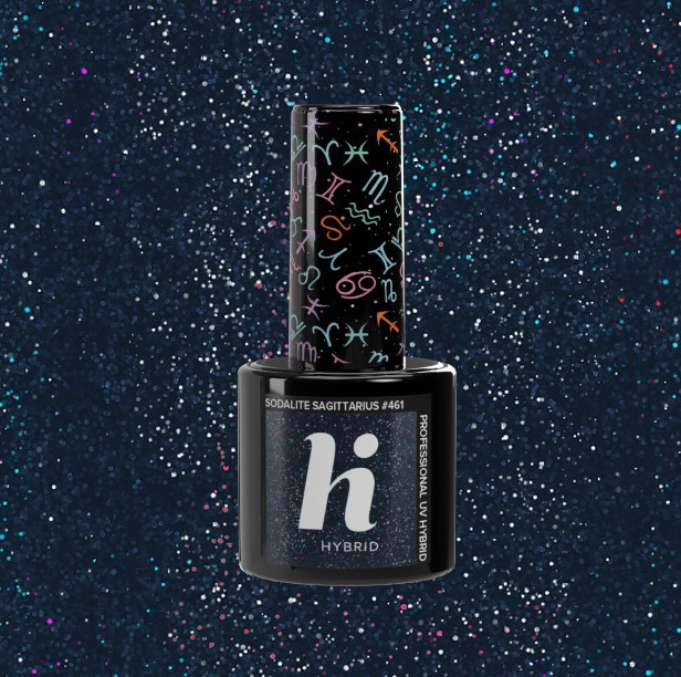 HI HYBRID LAKIER HYBRYDOWY #461 GOLDEN SODALITE SAGITTARIUS FLASH ZODIAC - obrazek 3