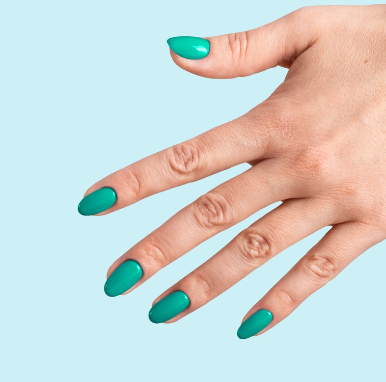 SEMILAC LAKIER HYBRYDOWY 7ml 448 AZURE GREEN NEONZ - obrazek 2