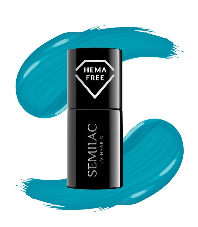 SEMILAC LAKIER HYBRYDOWY 7ml 449 CAPTAIN`S BLUE NEONZ
