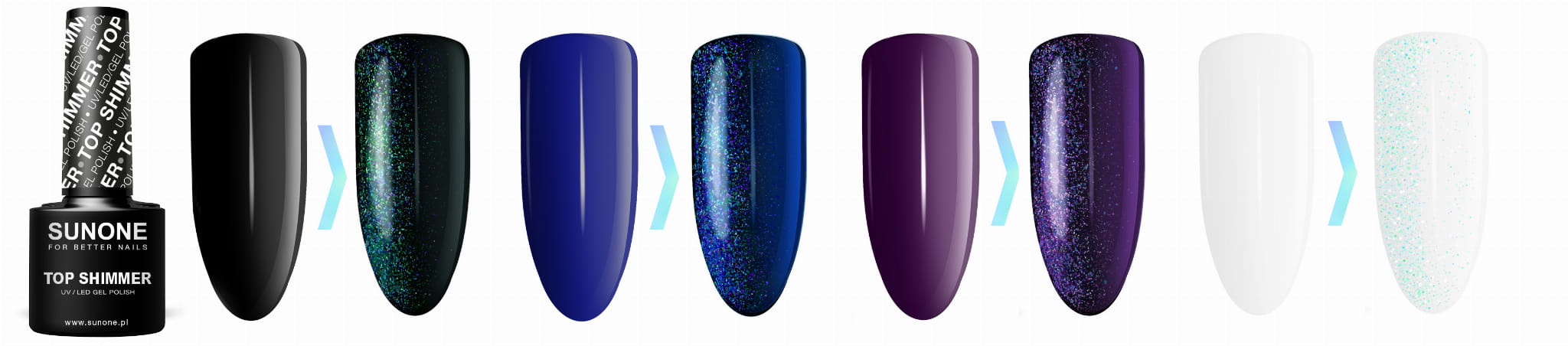 SUNONE LAKIER HYBRYDOWY 5g TOP SHIMMER - obrazek 4