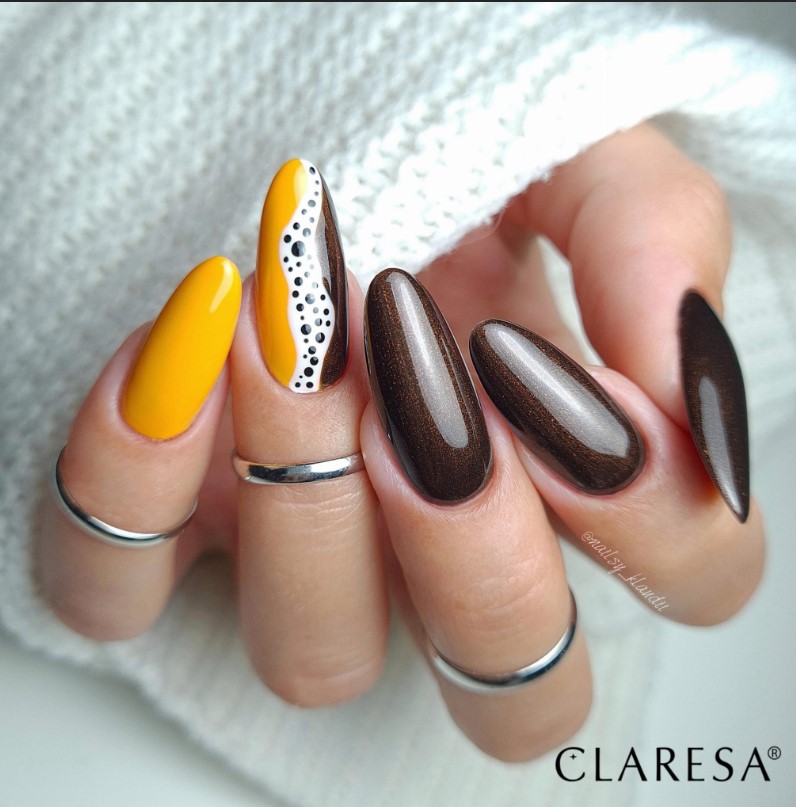 CLARESA LAKIER HYBRYDOWY 5g BROWN 317 - obrazek 3