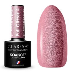 CLARESA LAKIER HYBRYDOWY 5g FULL GLITTER 4