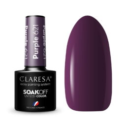 CLARESA LAKIER HYBRYDOWY 5g PURPLE 621