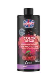 RONNEY COLOR REPAIR SZAMPON 1000ml wiśniowy do włosów farbowanych
