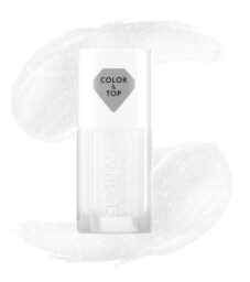 SEMILAC TOP I LAKIER KLASYCZNY 2in1 SILVER BLUSH 7ml