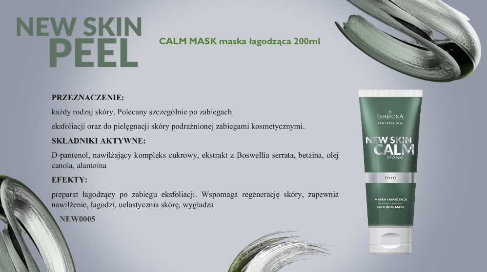 NEW SKIN CALM MASK MASKA ŁAGODZĄCA 200ml - obrazek 6