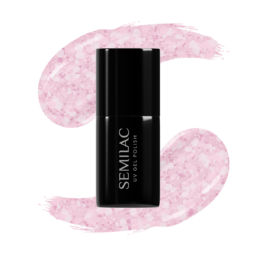 SEMILAC LAKIER HYBRYDOWY 7ml 491 Strawberry Ice Crushed Ice