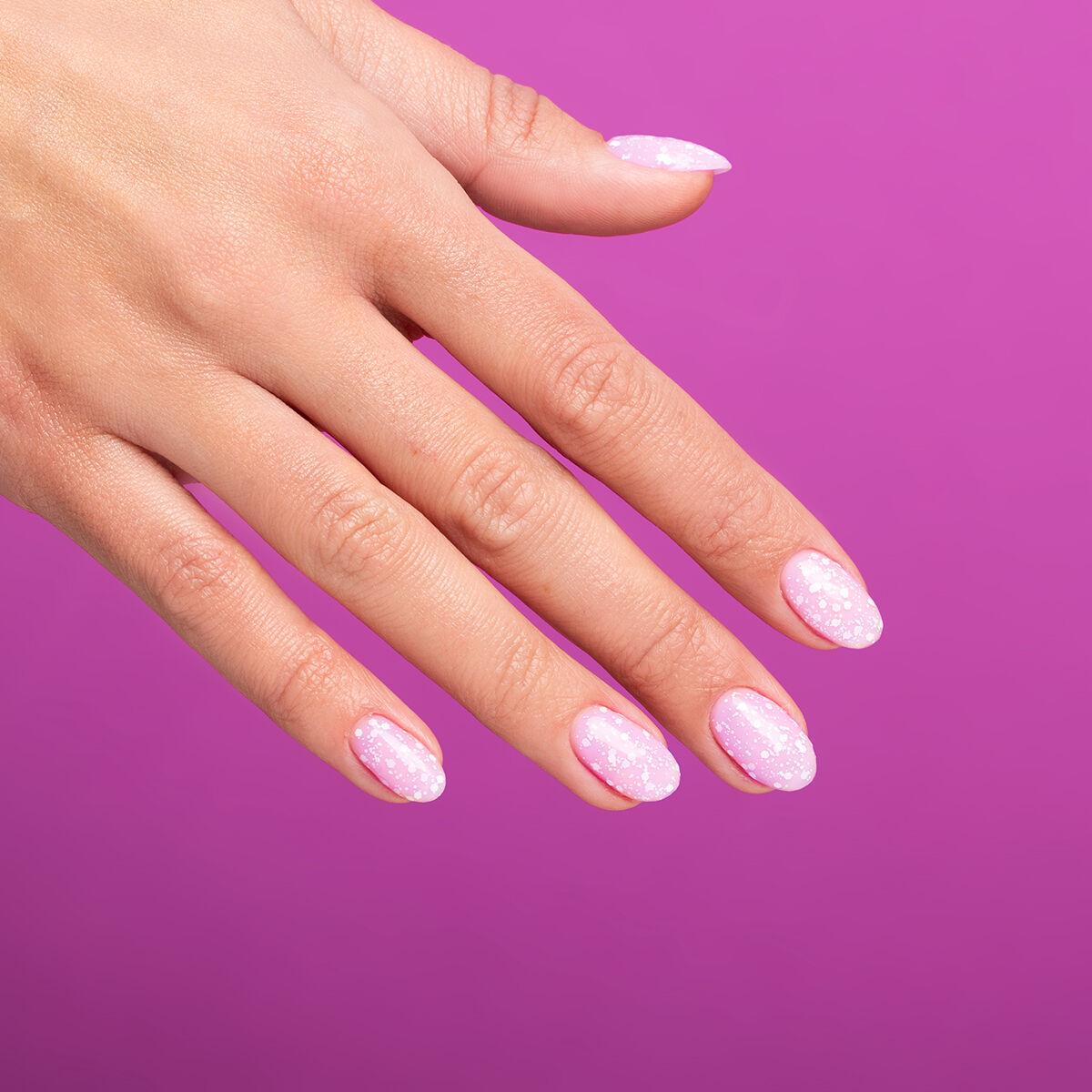 SEMILAC LAKIER HYBRYDOWY 7ml 492 Icy Lavender Bliss Crushed Ice - obrazek 3