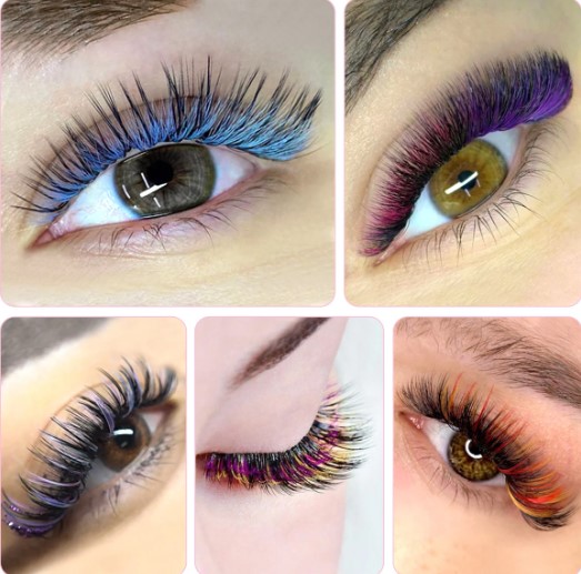 RZĘSY LashProffesional- OMBRE NIEBIESKIE 0,05 C 15mm - obrazek 5