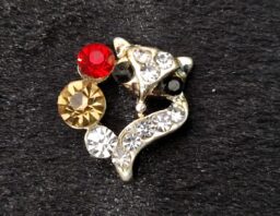 SWAROVSKI KOTKI 1 cm, 2 szt