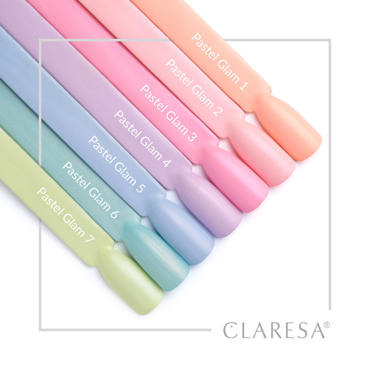 CLARESA LAKIER HYBRYDOWY 5g PASTEL GLAM 1 - obrazek 2