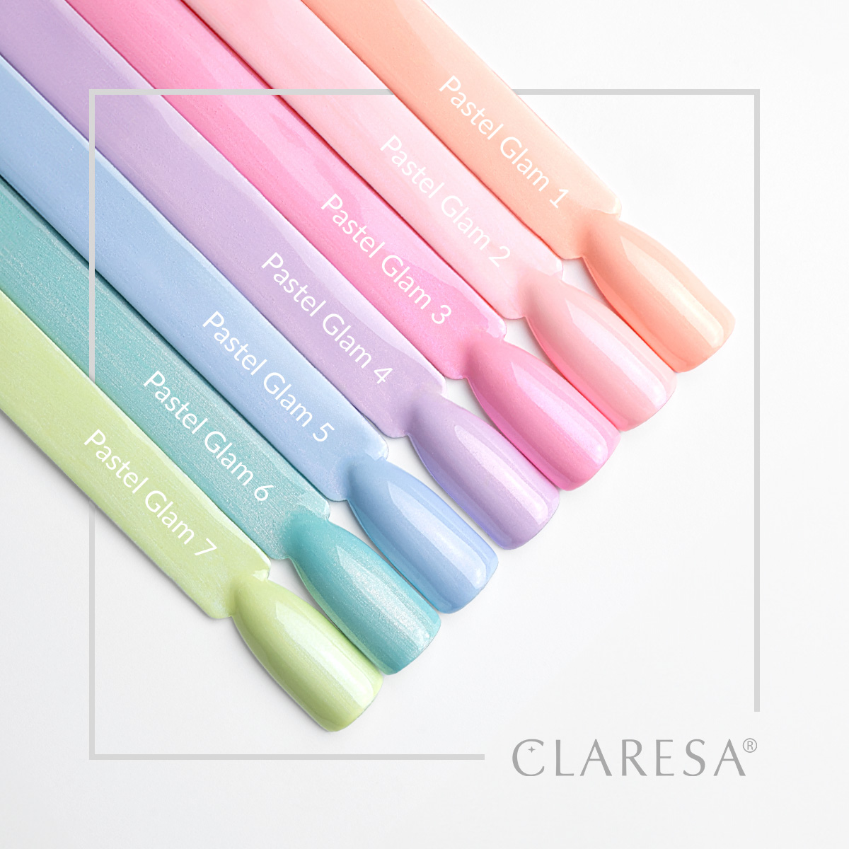 CLARESA LAKIER HYBRYDOWY 5g PASTEL GLAM 1 - obrazek 3