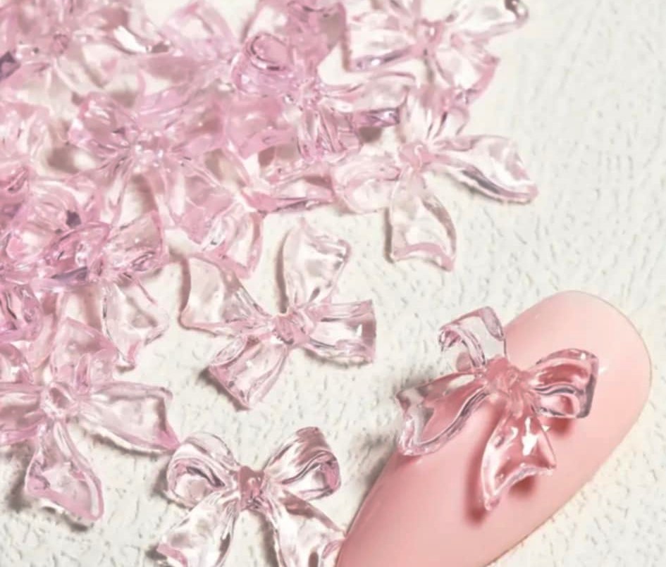 OZDOBY DO PAZNOKCI 3D MIX RÓŻOWE - obrazek 4