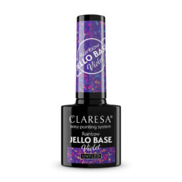 CLARESA LAKIER HYBRYDOWY RAINBOW JELLO BASE 5g VIOLET